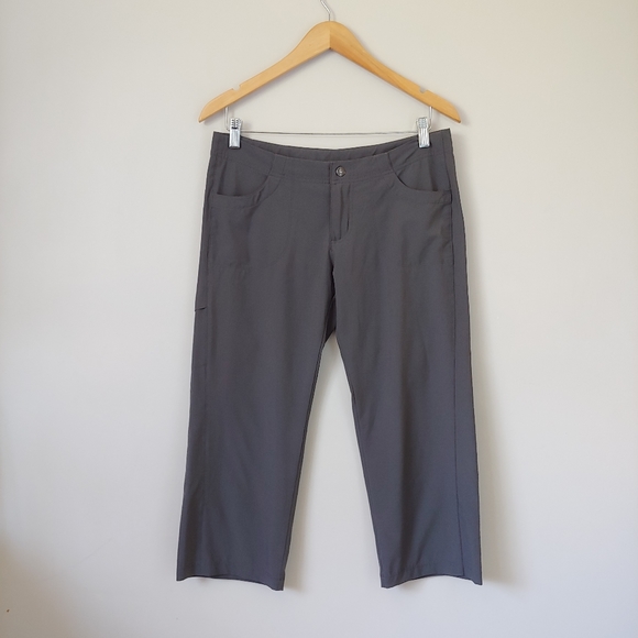 Patagonia All Out Capri Pant Olive Size 8 - Picture 3 of 15